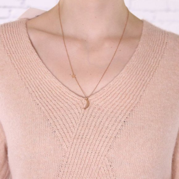 NWT Calvin Klein nude peach oversized sweater B1 - Picture 5 of 7